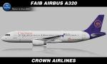 FSX/FS2004 Airbus A320 Crown Airlines  Textures